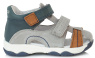 D.D.STEP - G064-317CM Grey, chlapčenské letné topánky