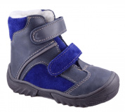 JONAP - J055/M modrá mix, chlapčenská zimná obuv 