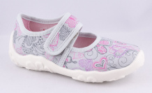 Superfit 1-800283-2010 GRAU, 02 detské prezúvky