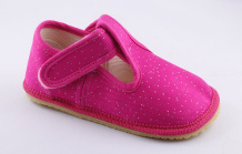 Barefoot prezuvky Beda - Širší typ pink shine, 00