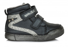 D.D.Step - A068-174L Black, dievčenská celoročná obuv