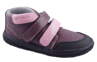 Zvětšit Jonap Ella vínová, celoročná obuv BAREFOOT