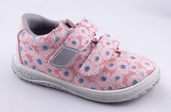 Zvětšit Jona B11 sv ružova kvet, celoročná obuv BAREFOOT
