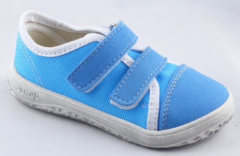 Zvětšit Jonap  Airy modrá tyrkys, celoročná obuv BAREFOOT