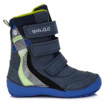 Zvětšit D.D.Step - W023-561M Bermuda Blue, chlapčenská zimná obuv